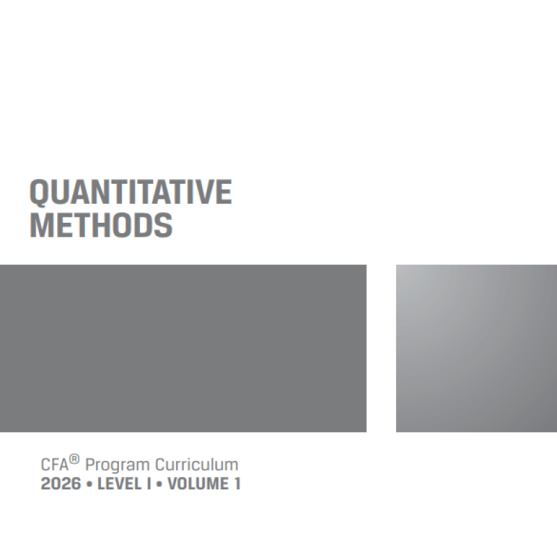 2026 CFA Program Curriculum Level 1 Box Set