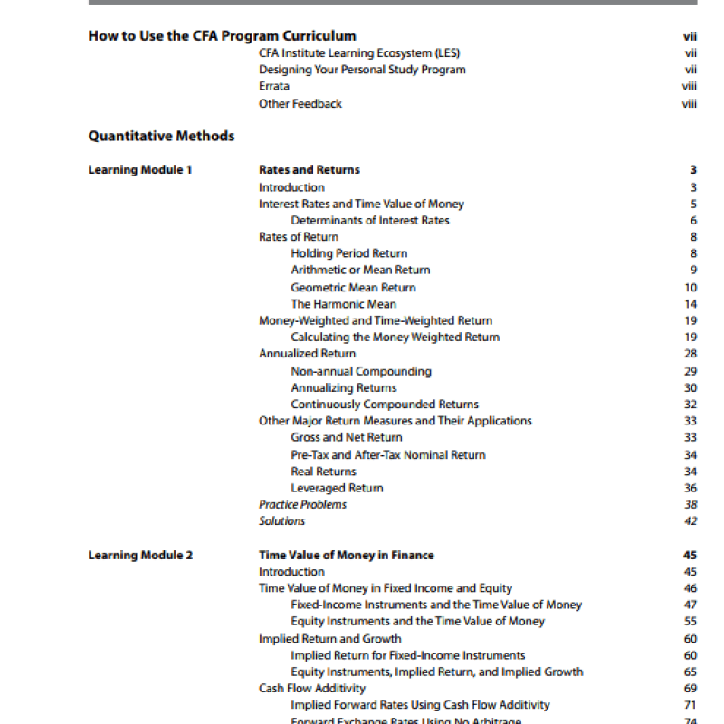 2026 CFA Program Curriculum Level 1 Box Set