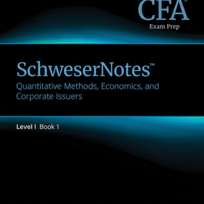 CFA 2026 Level 1 Schweser Notes with Quicksheet