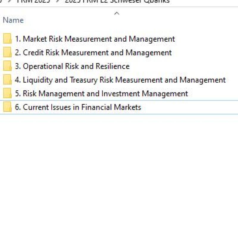 FRM 2025 Mock Exams Part 1 – PDF Download