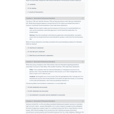 2026 CFA Level 1 Mark Meldrum Premium Mock Exams